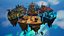 Floating Industrial Islands  Clockwork Spire Environment