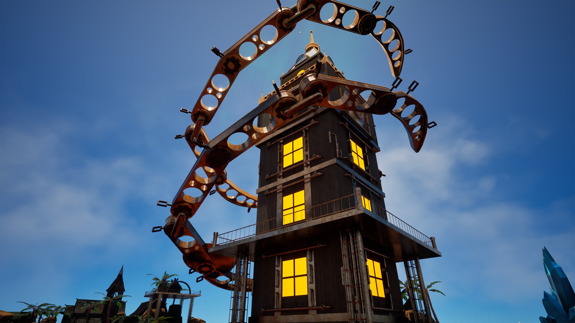 3D Floating Industrial Islands  Clockwork Spire Environment model https://p.turbosquid.com/ts-thumb/JZ/NuWYvh/oe/highresscreenshot00012/jpg/1776022527/1920x1080/fit_q87/c2e010039bc9b64dc7440c43365c00ccdba39fdf/highresscreenshot00012.jpg