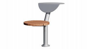 3D Swivel seating unit Morse Dot by mmcite