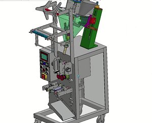 3D model Bolt Fastener Filling  Packing System for Hardware Industry