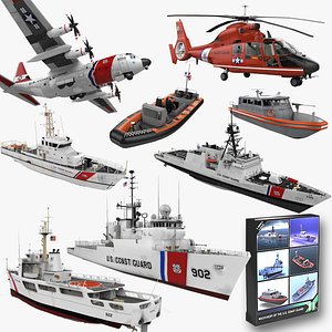 coast guard 3d model