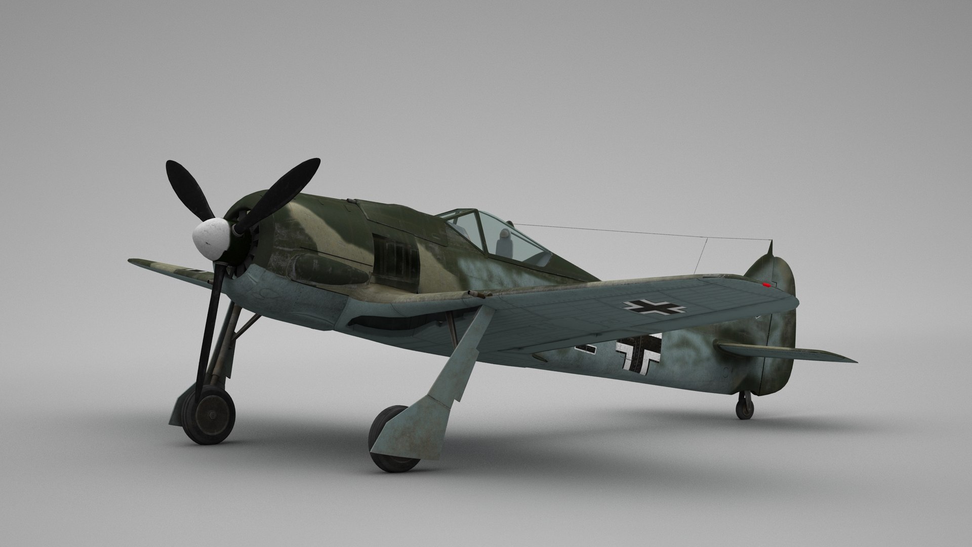 Modelo 3d Focke Wulf Fw 190 Turbosquid 1787159