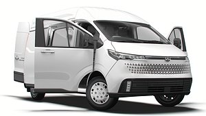 3D Maxus eDeliver 7 L2H2 HQ Interior 2024
