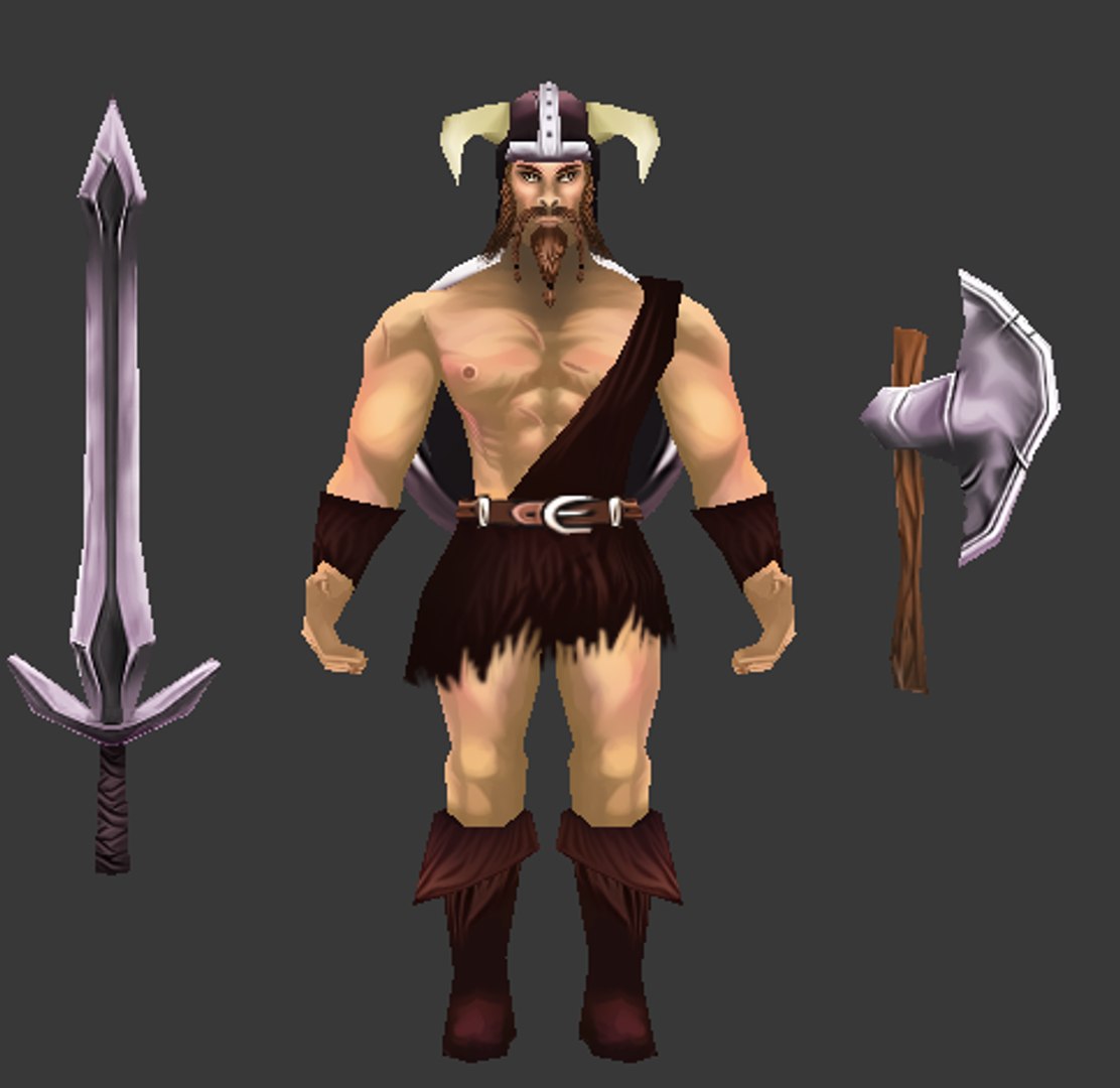 obj barbarian warrior