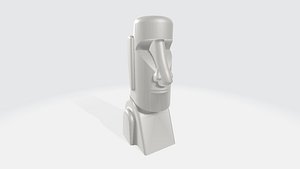 3D Easter Island Head