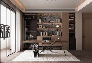modern office 3D model