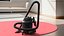 Construction-Grade Utility Vacuum on Carpet 3D model