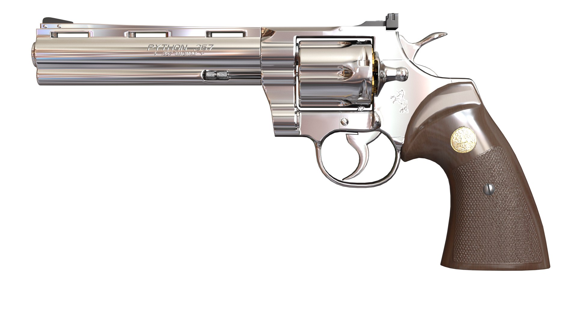 Colt Python 3D Model - TurboSquid 2260449