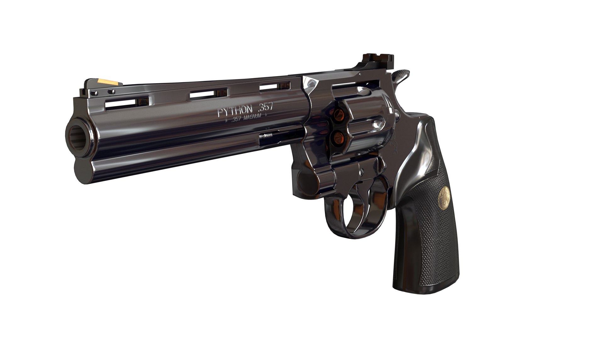 Colt Python 3D Model - TurboSquid 2260449