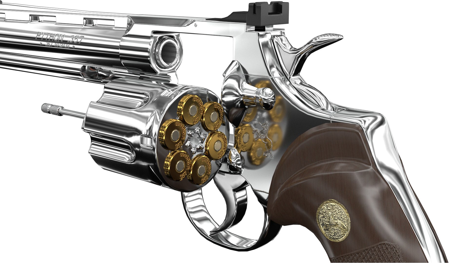 Colt Python 3D Model - TurboSquid 2260449