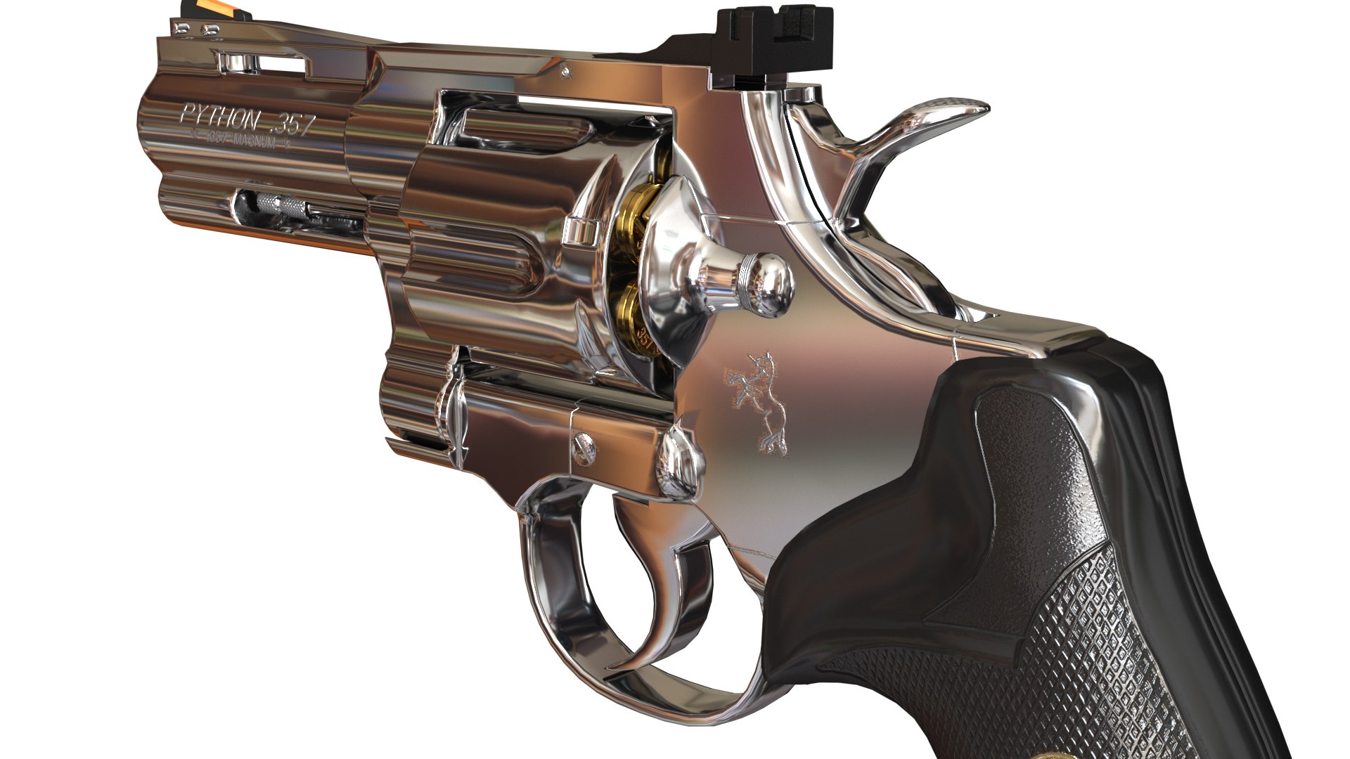 Colt Python 3D Model - TurboSquid 2260449