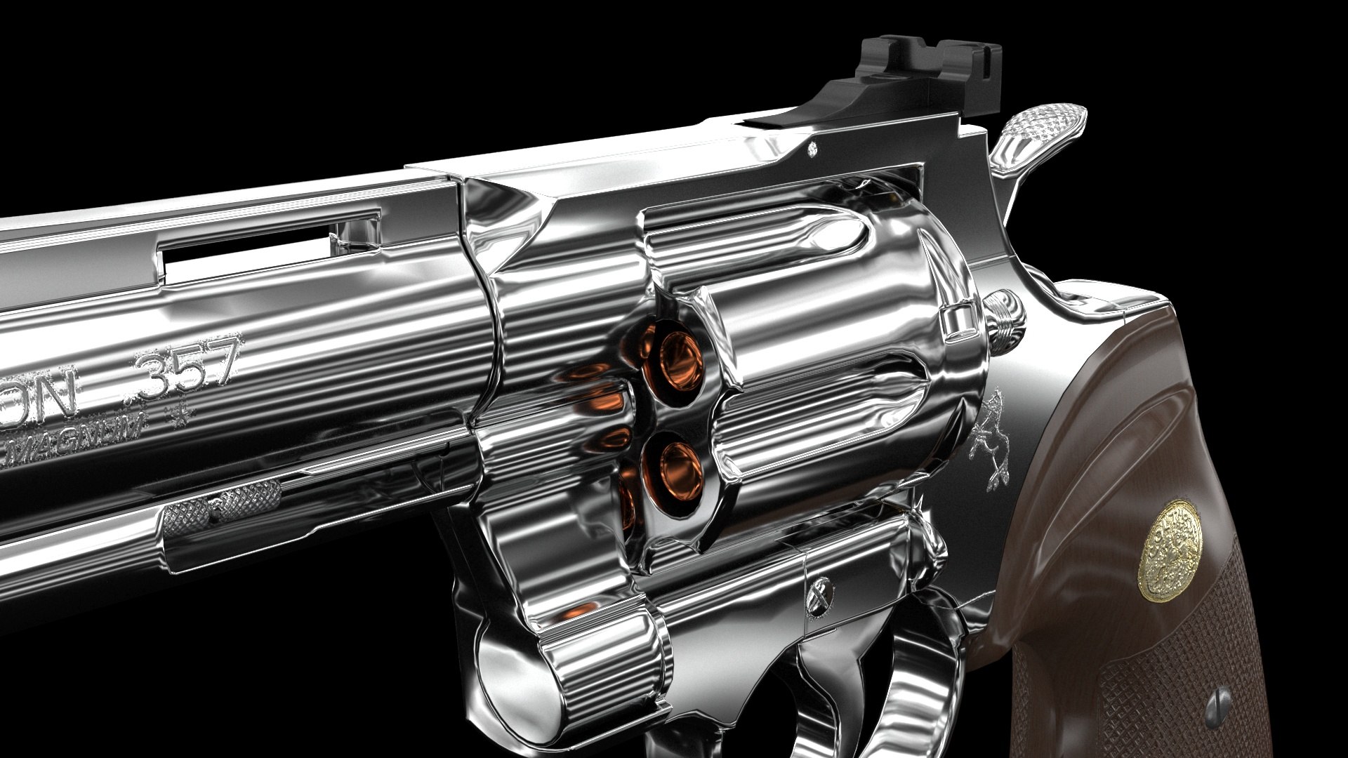 Colt Python 3D Model - TurboSquid 2260449