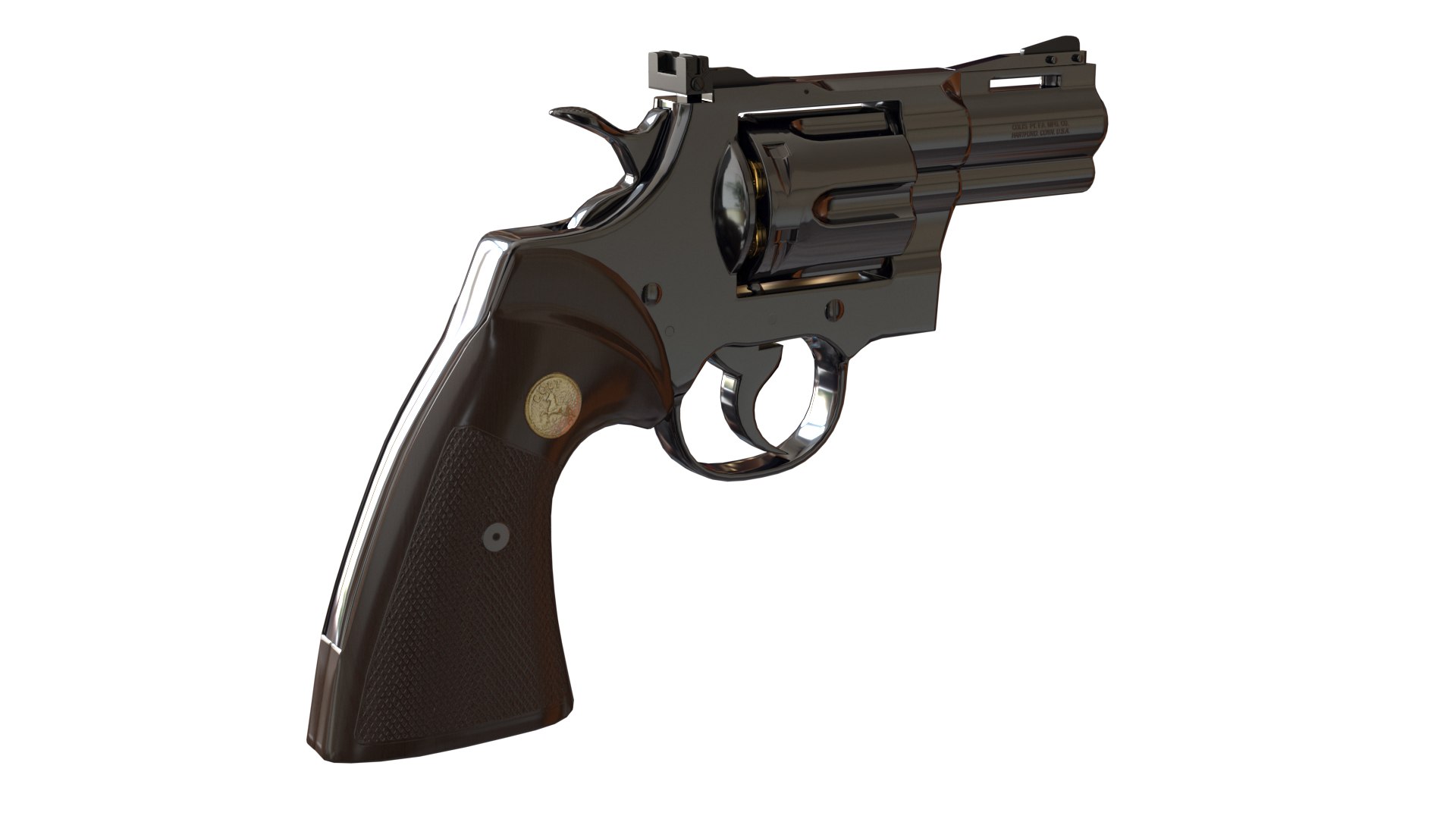 Colt Python 3D Model - TurboSquid 2260449