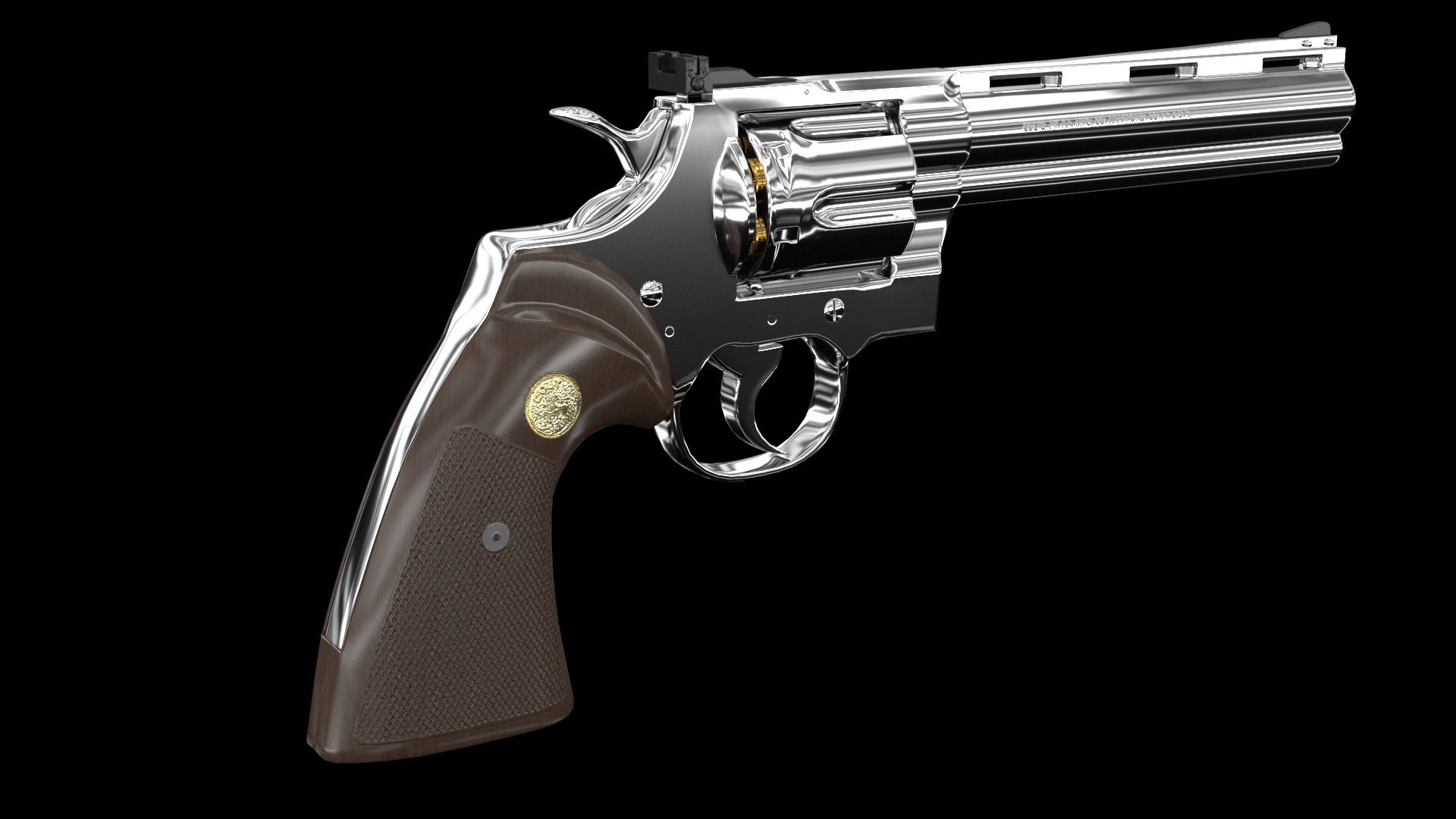 Colt Python 3D Model - TurboSquid 2260449