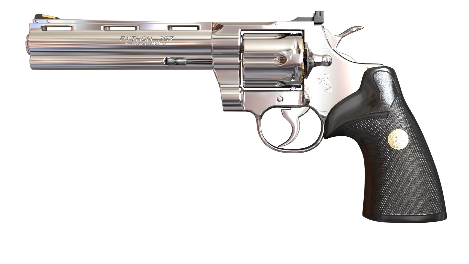 Colt Python 3D Model - TurboSquid 2260449