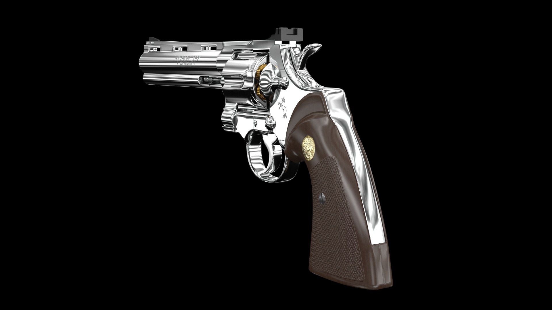 Colt Python 3D Model - TurboSquid 2260449