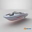Скоростной катер 016 Низкополигональная PBR