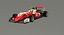 3D formula 3 race car