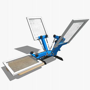 Screen Printing Press - Shirt Press - 4 Screen - Single Arm