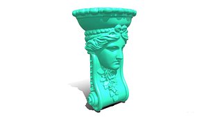 wall flower vase model