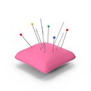 Pin Cushion And Needles