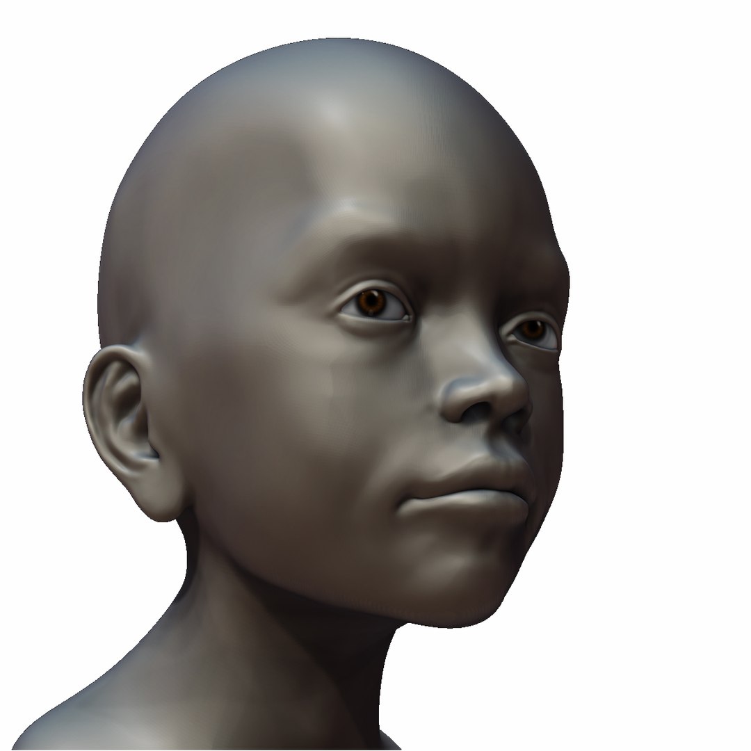 3D model (stl) Male Head Sculpt 01