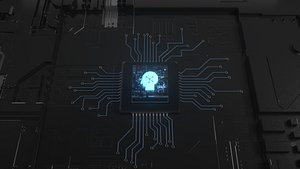 C4D Octane CPU chip core capacitance Scifi Circuit board 17 3D