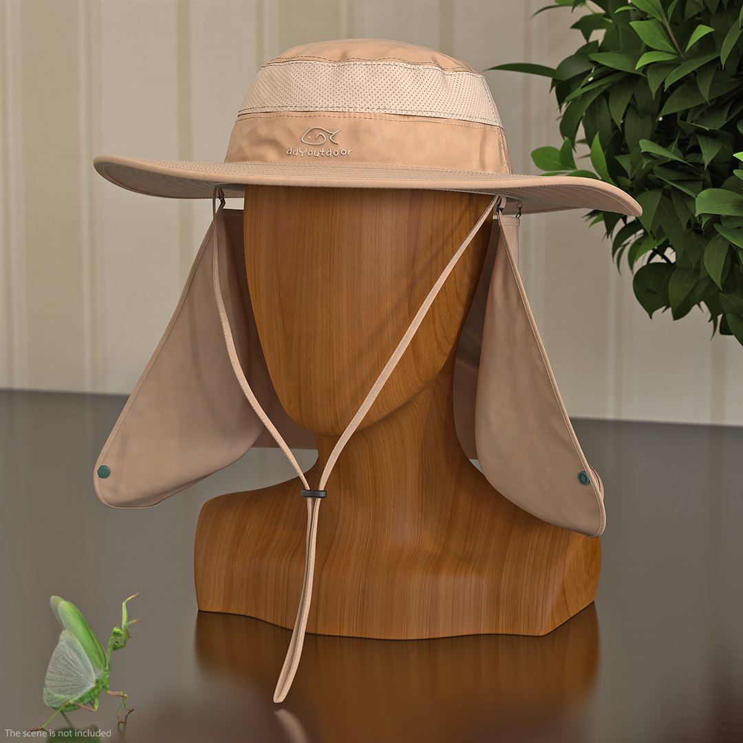 3D khaki outdoor fishing hat https://p.turbosquid.com/ts-thumb/JZ/uXhVwU/Cv2GPTLj/khakioutdoorfishinghatwithremovableneckflapc4dmodel002/jpg/1566349830/1920x1080/fit_q87/955e8ae2c5a7a59595bf3bf0725e1daf03f9039e/khakioutdoorfishinghatwithremovableneckflapc4dmodel002.jpg