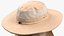 Cappello da pesca all'aperto cachi con patta rimovibile