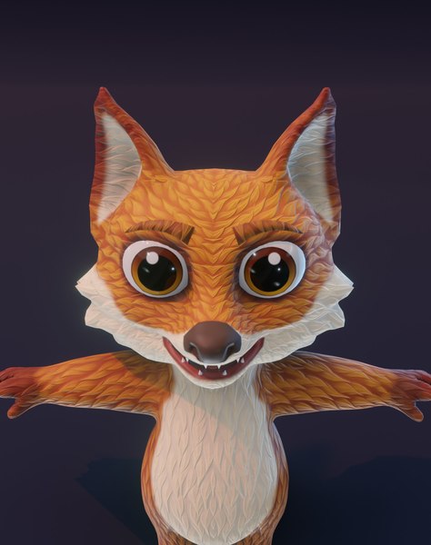 Cartoon Fuchs animierte 3D-Modelle 3D-Modell - TurboSquid 1929894