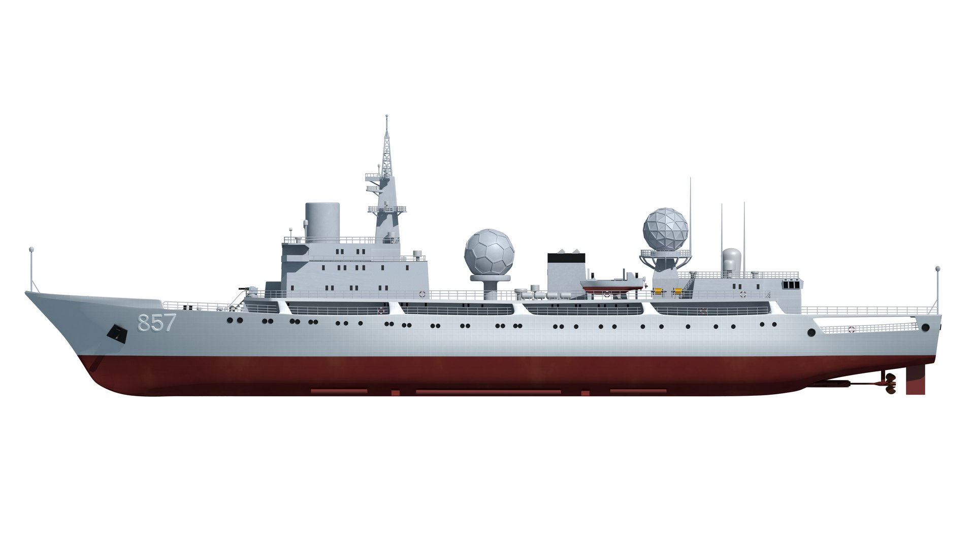 857 Tianshu Star Electronic Reconnaissance Ship 3D - TurboSquid 1800455