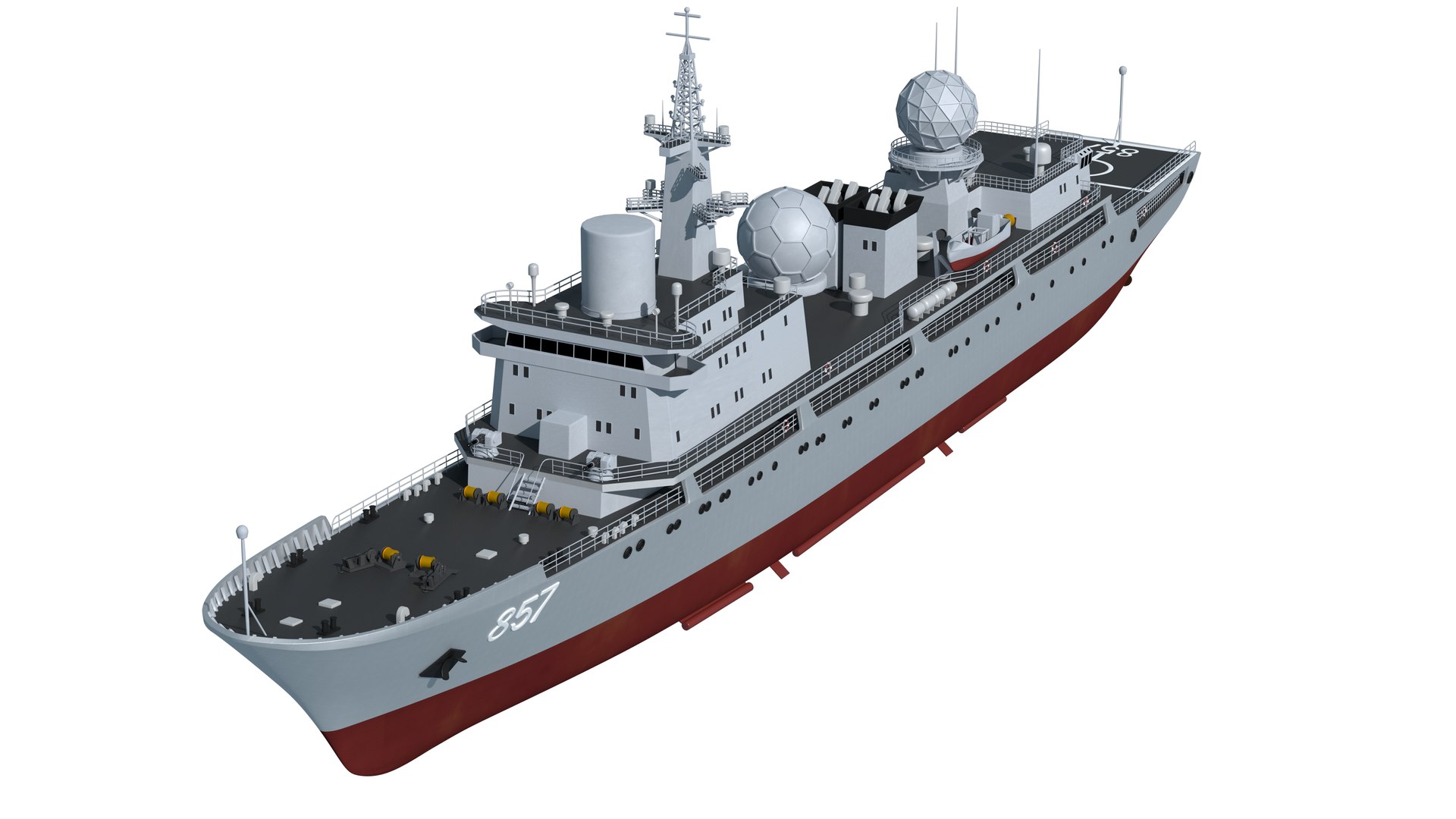 857 Tianshu Star Electronic Reconnaissance Ship 3D - TurboSquid 1800455
