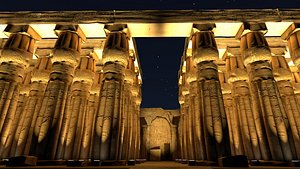 luxor temple model