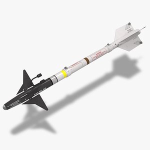 AIM-9M Sidewinder 3D model
