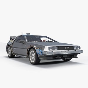3D DeLorean Time Machine from Back to The Future II