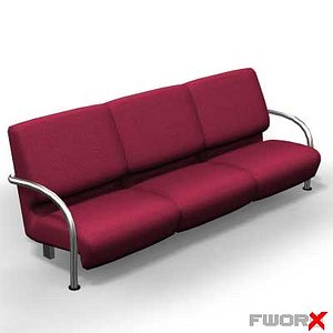 3d model of chair waiting