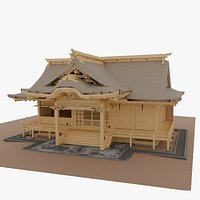 Japanese shrine Mito Hachimangu