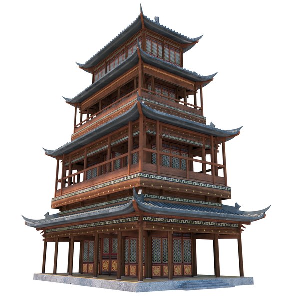 ancient chinese house 3d max