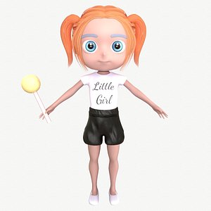 Little girls 3 3D model