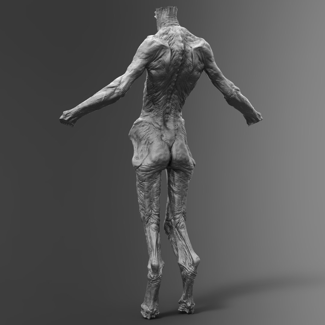 Alien Monster Body 3d Model