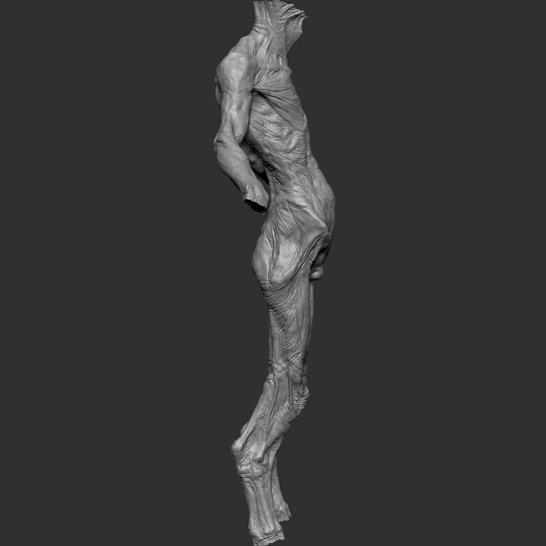 Alien Monster Body 3d Model
