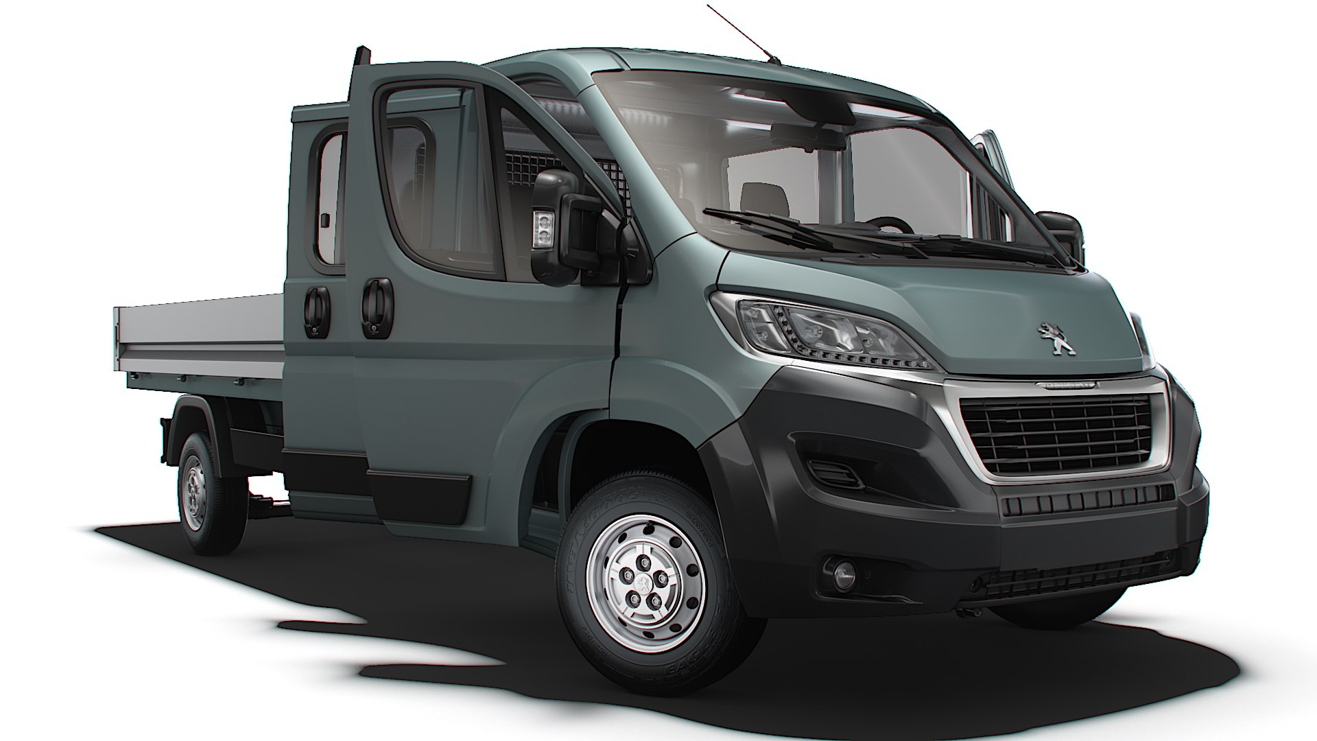 3D Peugeot Boxer Crew Cab Truck HQInterior 2023 model - TurboSquid 2119974