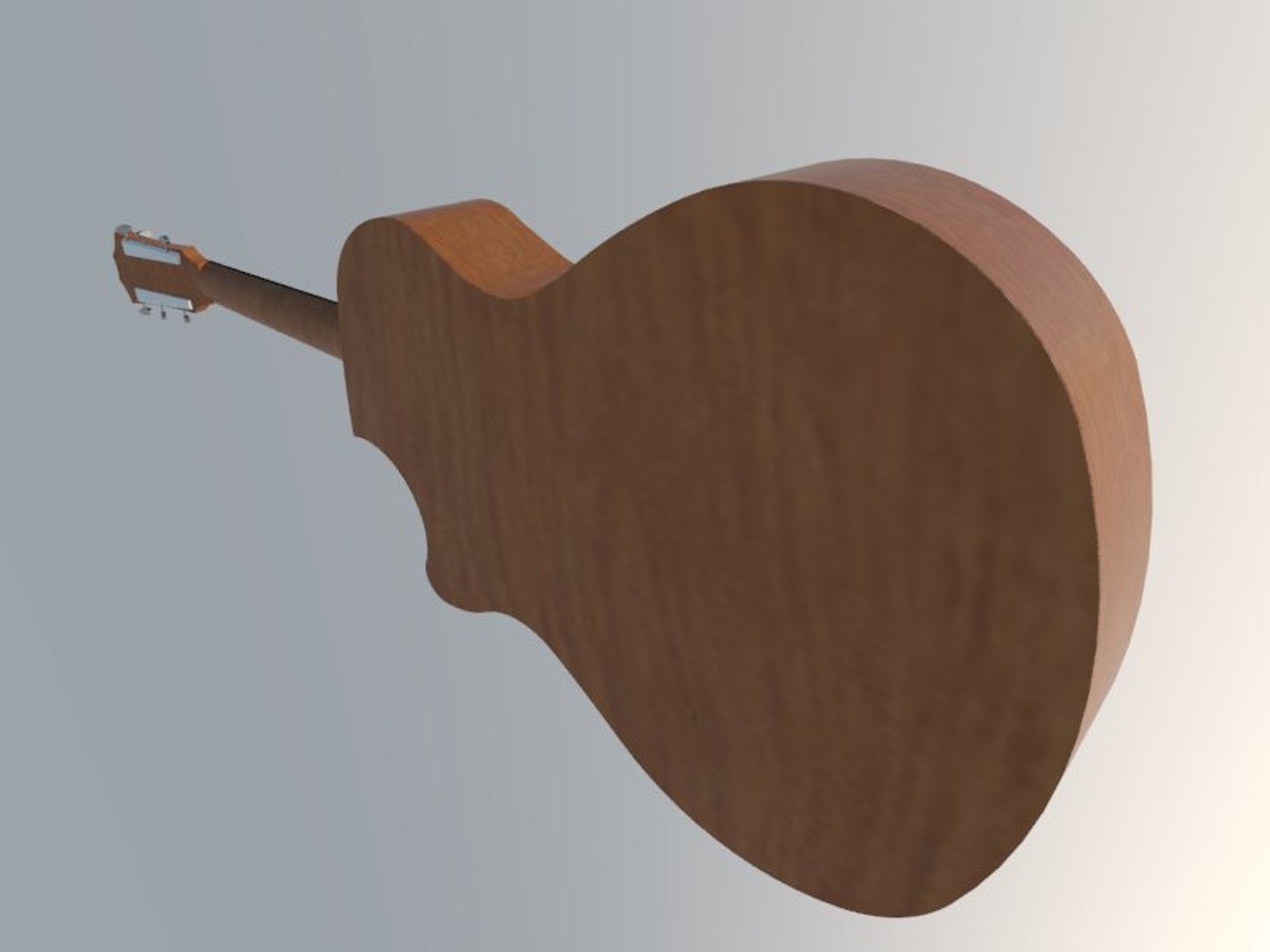 3d Guitar Instrument Modern Model