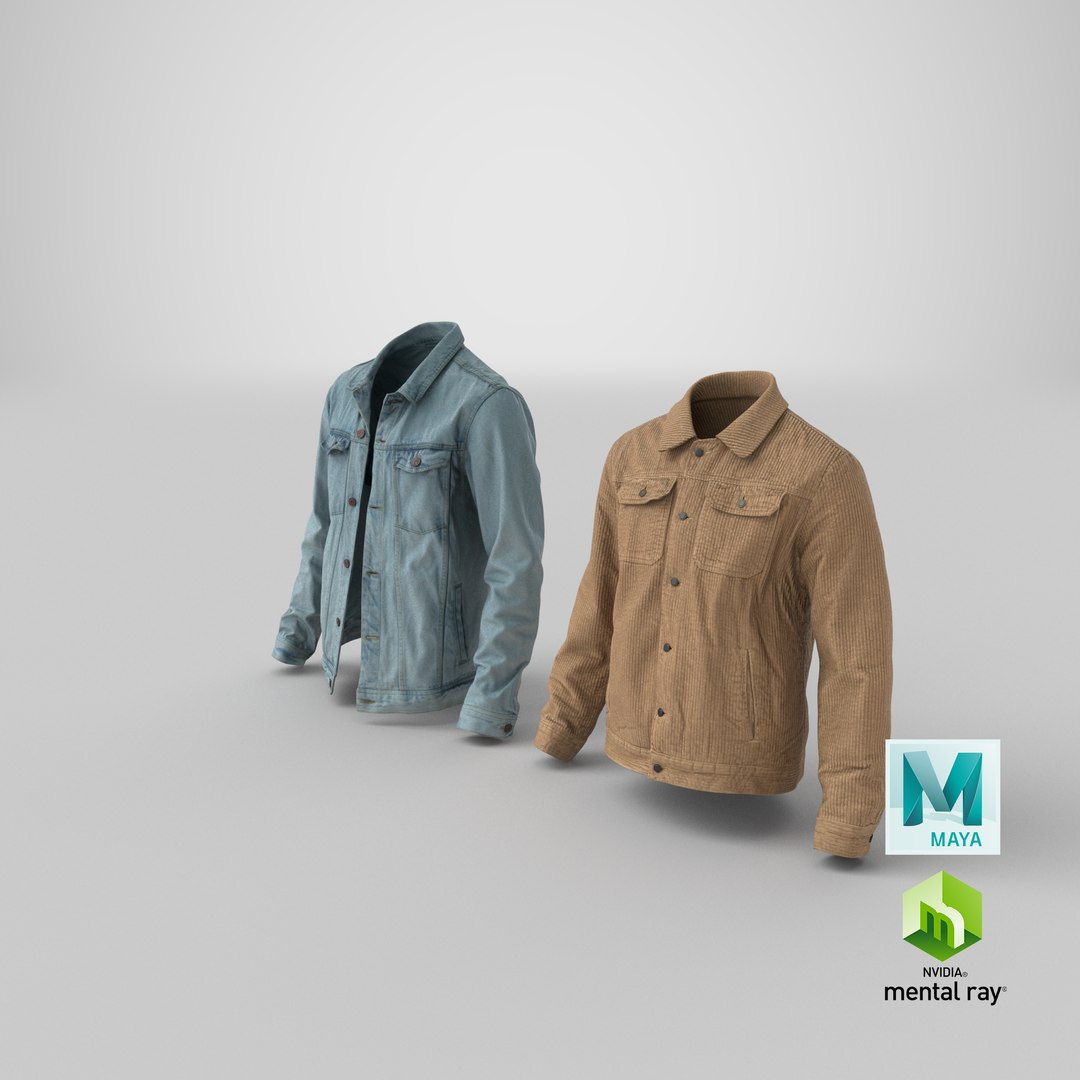 realistic jackets 2 collections 3D model https://p.turbosquid.com/ts-thumb/Ja/MzSvwV/eyanuEzb/stemcell_maya_mental_ray_render/png/1606991675/1920x1080/fit_q87/b58079c1316fd317caef12eff865226206d5ccad/stemcell_maya_mental_ray_render.jpg