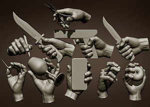 Male hand poses