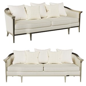 Sofa Eaves Drop by Caracole 3D