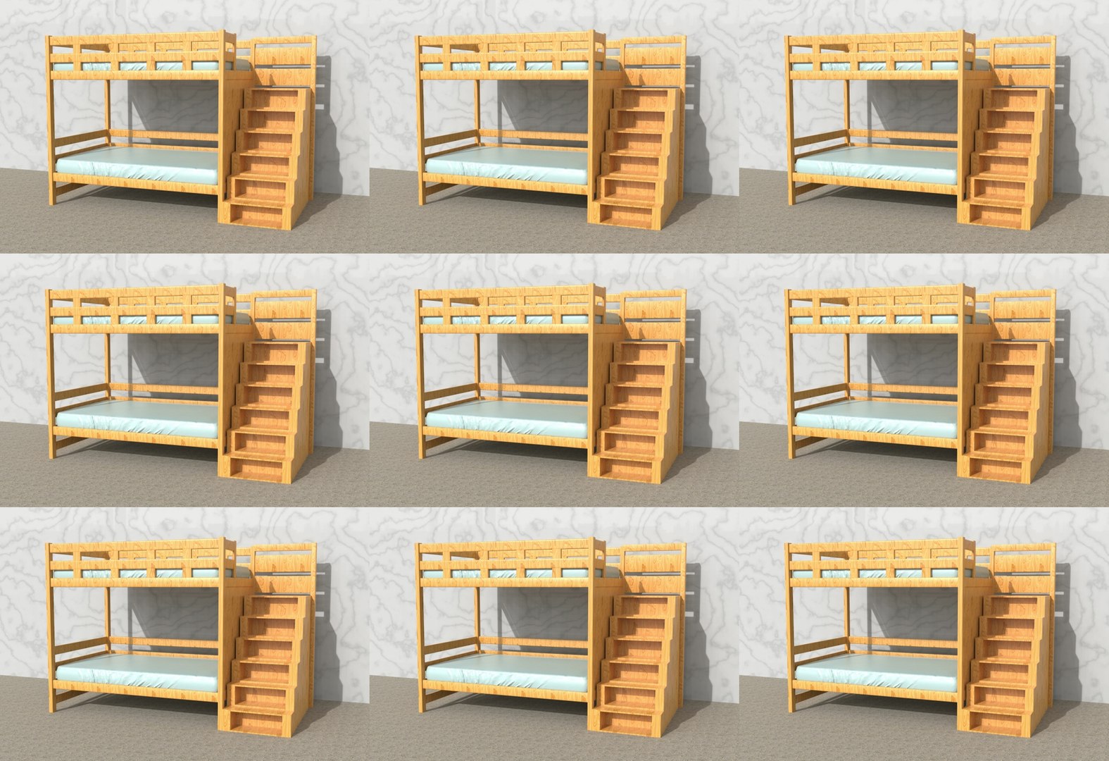 Kiddie Bed High And Low Bed Frame Bed Student Dormitory Bed Upper And Lower Multipurpose Bed
