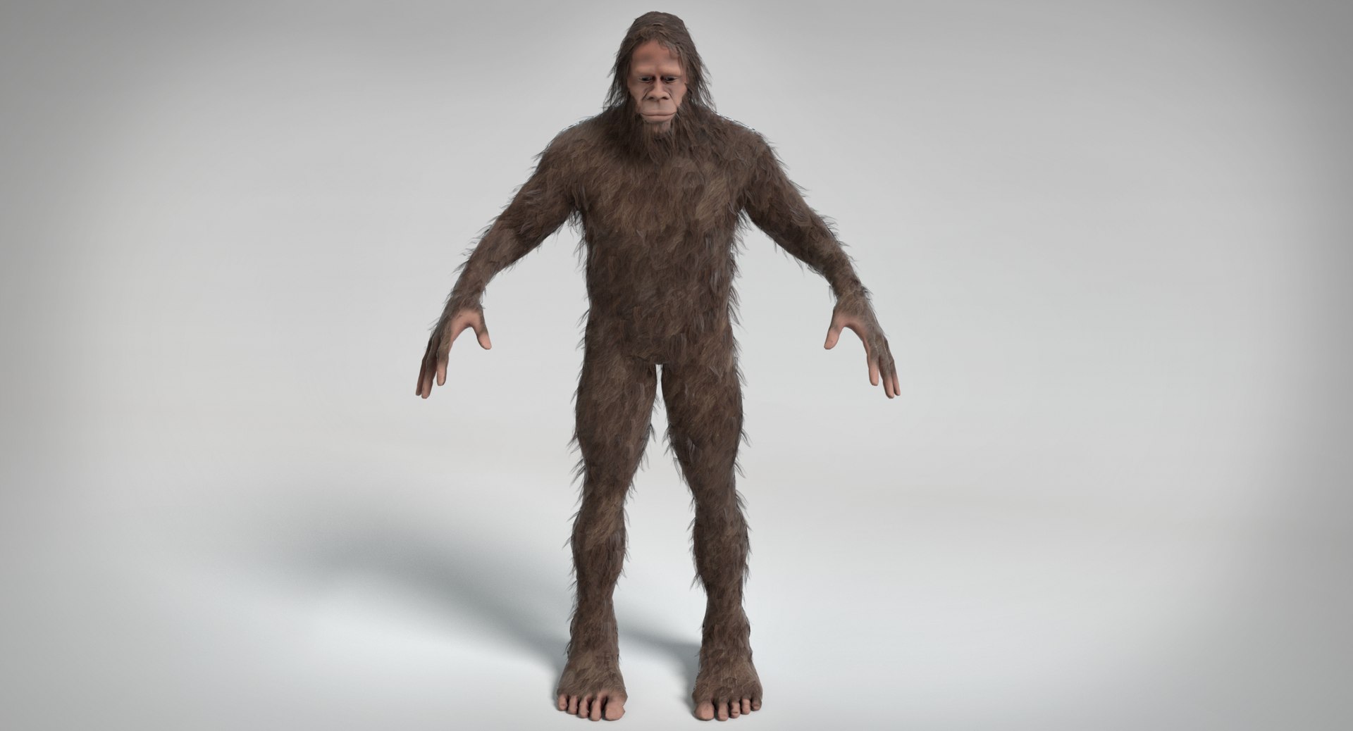 ビッグフット3Dモデル - TurboSquid 1160340