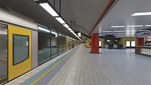 Train Station Bondi Junction model