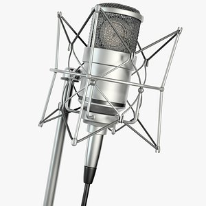 condenser microphone 3d model